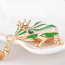 Fashion Holder Car Handbag Green Chic The Prince Jewelry Keyring Keychain K W1X3
