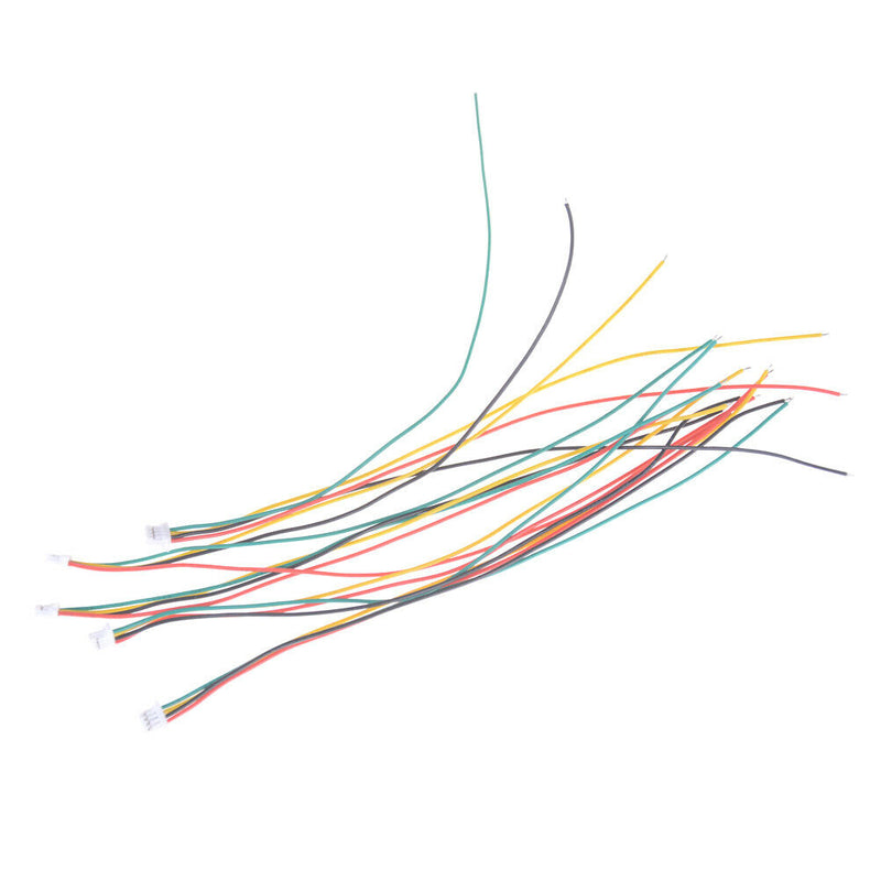 5Pcs Mini Micro JST 1.0 SH 1.0mm 4-Pin Connector Plug With Wires Cables 150MM FT