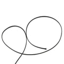 4mm diameter 15m long black wire nylon adjustable braided cable sleeve