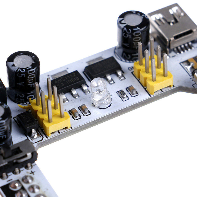 MB102 micro usb interface breadboard power supply module 2 channel board Kw
