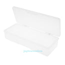 Clear Manicure Storage Box DIY Nail Arts Beads Container Organizer Case Home