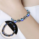 Men Women Magnetic Bracelet Arthritis Hematite Bead Bracelet Bj