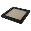 Square Thick Pine Wood Photo Frame Wall Picture Frame (Black,6 Inch) U9U6