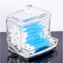 Clear Acrylic Cotton Swab Q-tip Storage Holder Box Cosmetic Makeup Organizer