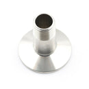 1/2" Sanitary Male Threaded NPT Ferrule Pipe Fitting to 1.5" Clamp SS304 BX