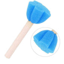 5pcs/Kit DIY Wooden Painting Brushes Sponge Graffiti Pen Kids Doodle 2019