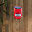 6 LED Waterproof Solar Warning Light Sound Alarm Lamp Sensor Garden Lamp