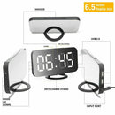 Digital alarm clock - stylish led clock with the USB port, a huge display,  U8I1