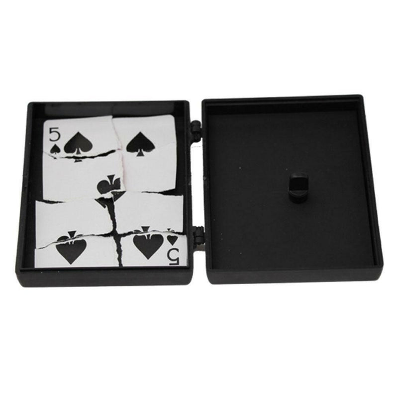 New Dream Box Broken Paper Card Pieces Restore Close Up Magic Trick Box Gift.