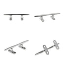 4PACKS 316 Stainless Steel Deck Dock Sleek Line Rope Cleat 5" for Boat/Yacht