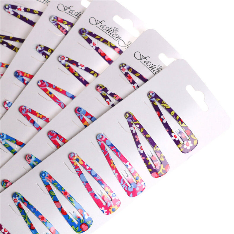 10x Baby Girls Hairpin 4cm BB Clips Snap Hairpins Toddler Kids Hair Accessorylj