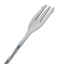 Stainless Steel Swizzle Stick Cocktail Stirrer w/ Spoon and Fork I6D6