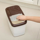 10Kg Plastic Kitchen Rice Storage Food Grain Storage Box Box Sealed Moistur