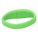 4GB Wrist Band Bracelet USB 2.0 Flash Memory Drive Stick Thumb Pen, Green