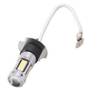 2Pcs H3 4014 High Power 1200LM LED White Fog DRL Light Lamp Bulb DC 12V 6000K