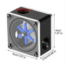 Flow Meter Indicator, G1/4 Threaded 6 Impeller 3 Ways for Pc Computer Water Q3O6