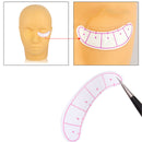 70 Pairs False Eyelash Practice Card Eye Stickers for Eyebrows Painting Novice 7