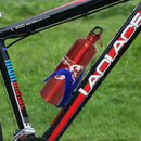 750ml Bicycle Water Bottle Aluminum Alloy Vacuum Insulation Bottle Red