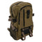 male Retro Leisure tourism canvas backpack Khaki I5V5