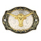 Men Classic Belt Buckle Western Cowboy Cowgirl Engraved Jean Belt