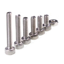 250Pcs M3 Stainless Steel Hexagon Socket Head Screws & Nuts 0.5(Pitch) Set  D9Y2