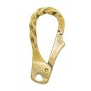 Brass Twisted Hook Keychain Buckle Handmade Decorative Craft Accessories