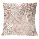 Geometric Leaves Cushion Covers Short Plush Throw Pillow Covers 45Cm X 45Cm