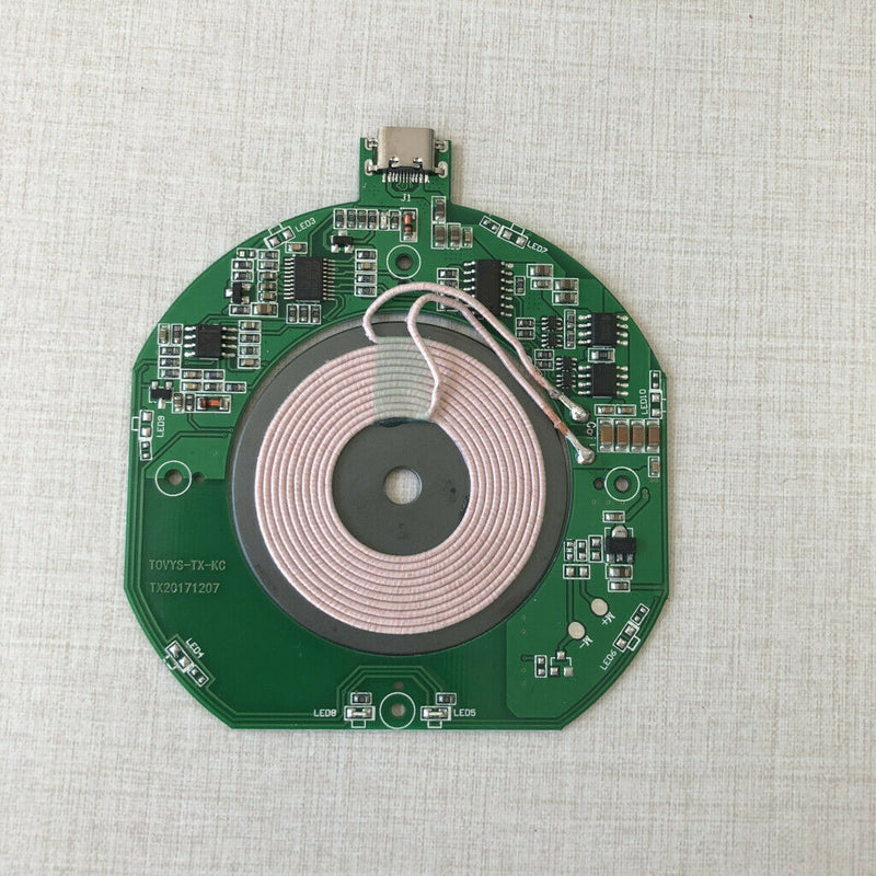 Wireless Charger PCBA Circuit Board with  Coil DIY Wireless Charging Accessory
