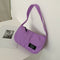 Casual Nylon Women Handbag Totes Female Zip Underarm Shoulder Bag (Purple)