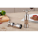 Stainless Steel Salt Pepper Mill Grinder Clear Manual Ceramic Kitchen L