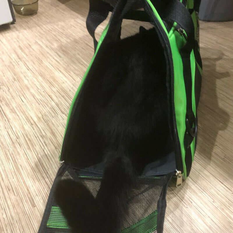 Portable Travel Pet Carrier For Cat Dog Backpack Carrying Handbag Small Dog R1L6