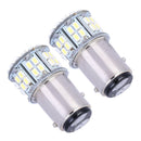 2* 1157 BAY15D 1206 50-SMD Car LED Brake Reversing Turning Light Night Driving