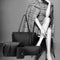 4pcs/Set Lichi Leather Tassels Women Tote Shoulder Clutch Card Bags (Black) A#S