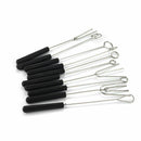 10Pcs/Set Stainless Steel Chocolate Dipping Fork Plastic Handle Candy Nuts  Q3F7