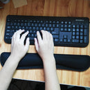 Wrist Raised Hands Rest Support Pad Cushion For PC Keyboard+ Wrist Pad Set LJ
