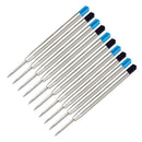 10 Ballpoint Pen Ink Refill Smooth Blue Medium Nib Smooth 0.7mm for Parker G0I1