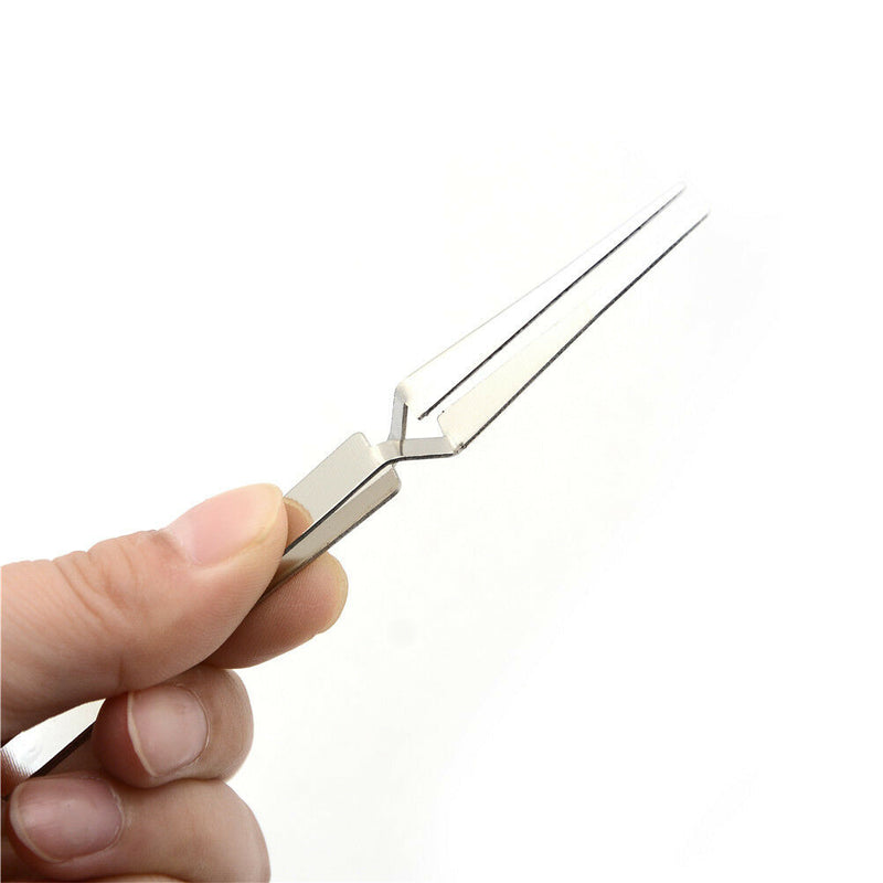 4Pcs Precision Tweezers DIY Electronics Tools Forceps Tweezers Repair Tool Bj