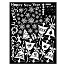 The Christmas Bell Romantic Creative Glass Window Stickers Decorative Wall
