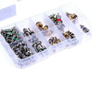 100pcs R134A Car Automotive Air Conditioning A/C Core Valves Assortment