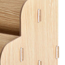 Diy Desktop A4 Wooden File Rack Multifunctional Creative Finishing Office S