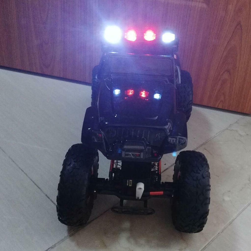 Roof Lights 2White 2Red w/ Cover Lampshade for 1/10 RC Crawler   RC4WD