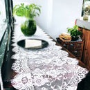 Decoration Desk Runner Rectangle Dinner Eyelash Lace Tablecloth Wedding Cover