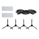 Replacement Kits Set for ILIFE A4S Vacuum Side Roller Brush Cleaner HEPA