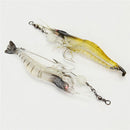3 Soft Plastic Fishing Lures Tackle Prawn Shrimp Flathead Bream Cod Bass Lure .