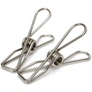 10 pieces of stainless steel metal clothespin 6cm x 1cm New V8V9