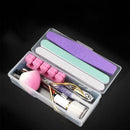 12pcs/Set Pro Nail Polish Files Buffer Brush Manicure Care Beauty Tools Kit