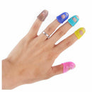 4pcs Silicone Guitar Thumb Finger Picks Protector case Plectrum Fingertip C D8K9