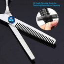 4Pcs Professional Hair Cutting+Thinning Scissors Barber Shears Hairdressing V3F9