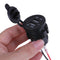 12V/24V Waterproof Car Vehicle Dual USB Charger 2 Port Power Socket 5V 3c