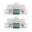 2 x 120 Degree DC 12V/24V 8A Body Infrared PIR Motion Sensor Switch LED Light